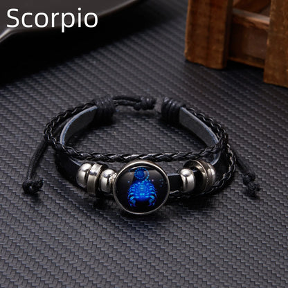 Zodiac Sign Charm Bracelets for Men and Women.