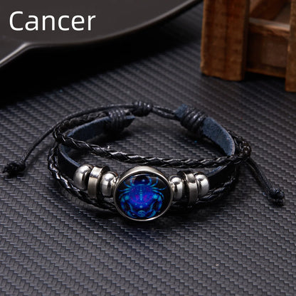 Zodiac Sign Charm Bracelets for Men and Women.