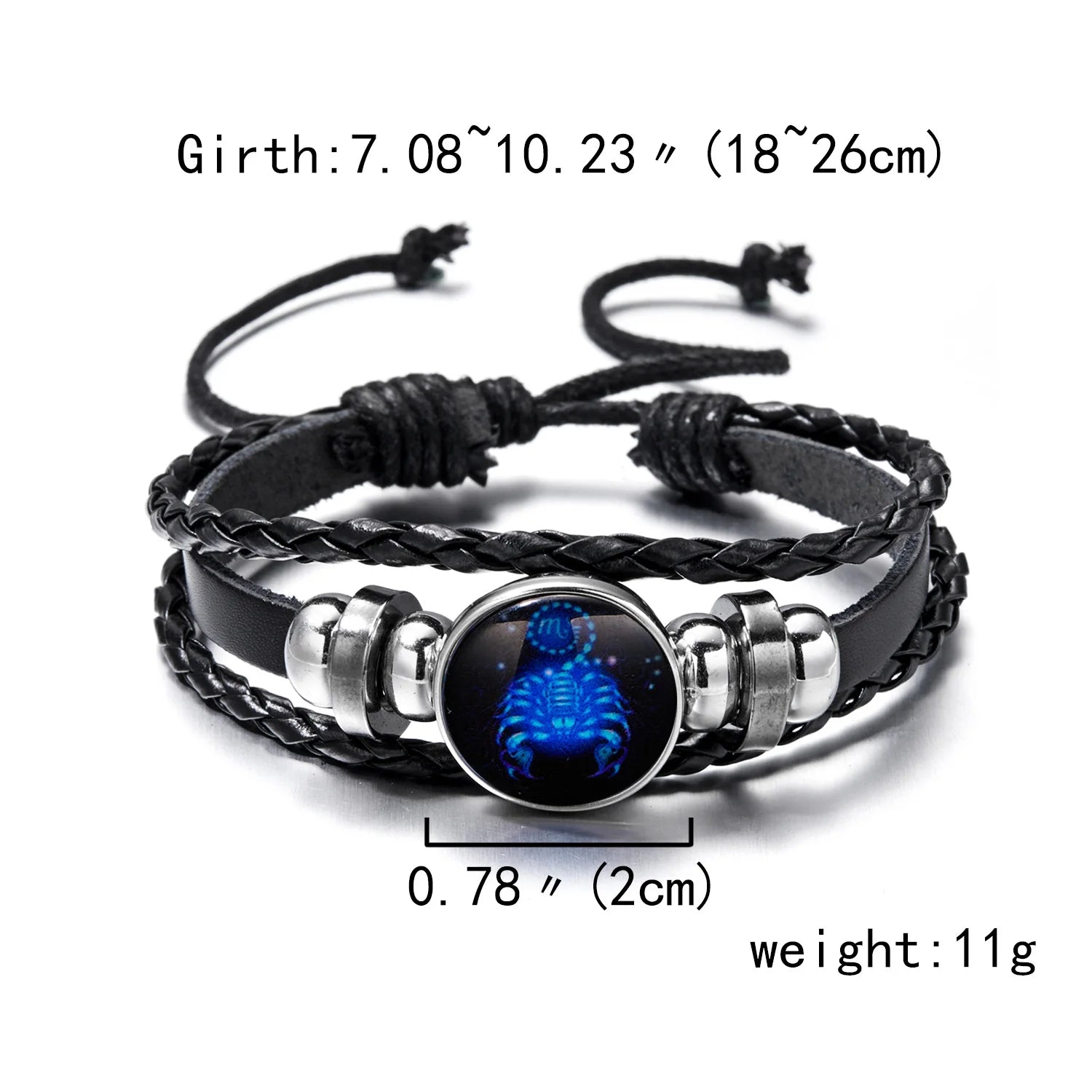 Zodiac Sign Charm Bracelets for Men and Women.