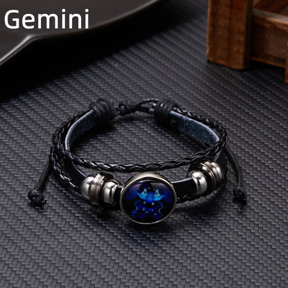 Zodiac Sign Charm Bracelets for Men and Women.