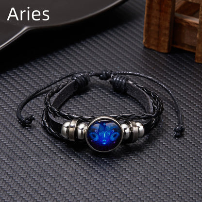 Zodiac Sign Charm Bracelets for Men and Women.